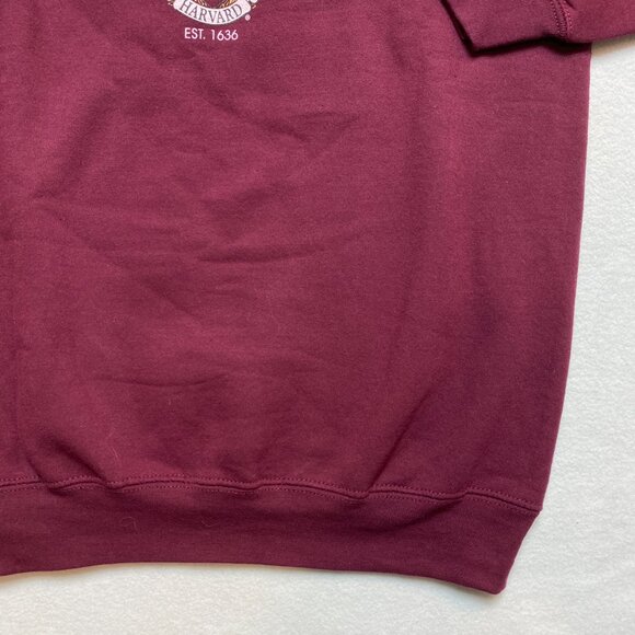 Harvard University Sweatshirt Men's S Burgundy Classic Logo Pullover - Picture 6 of 12